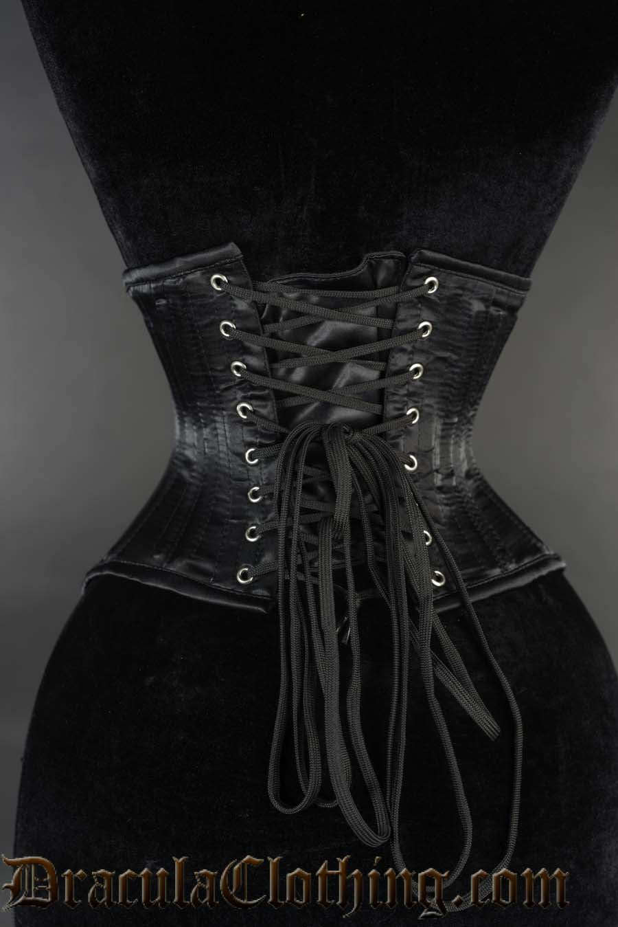Black Satin Extreme Waist Cincher