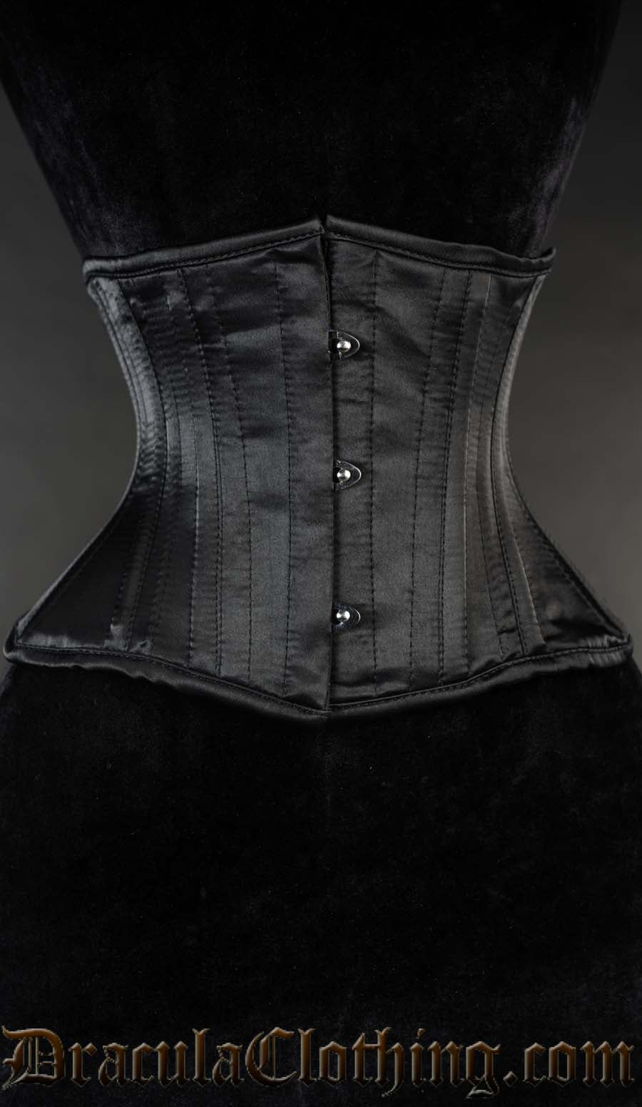 Black Satin Extreme Waist Cincher