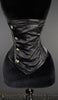 Black Satin Officer Corset