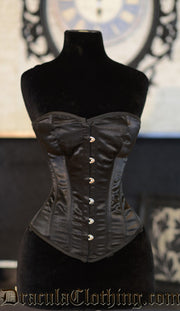 Black Satin Overbust 