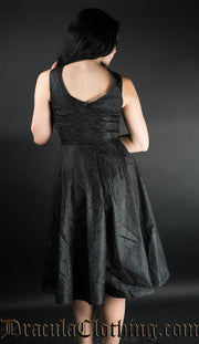 BLACK SPIDER DRESS