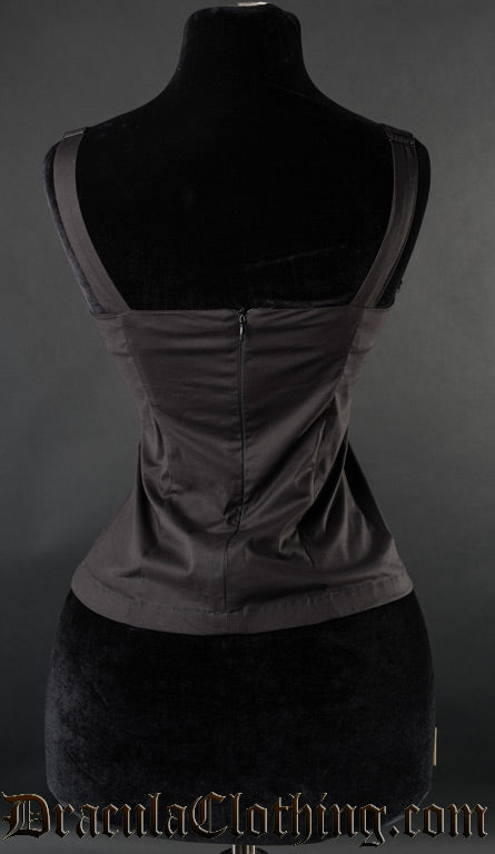 Black Spiked Blouse