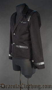 Black Steampunk Edison Jacket