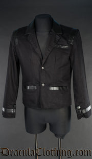 Black Steampunk Edison Jacket