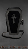 Velvet Ankh Coffin Bag