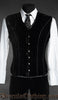 Black Velvet Corset Vest