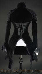 Black Velvet Lace Tailcoat