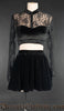 Black Velvet Pocket Skirt