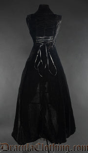 Black Velvet Succubus Dress