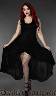 Black Velvet Succubus Dress