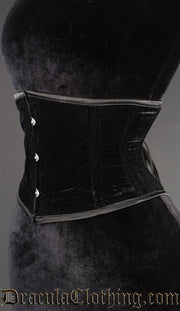 Black Velvet Waist Cincher