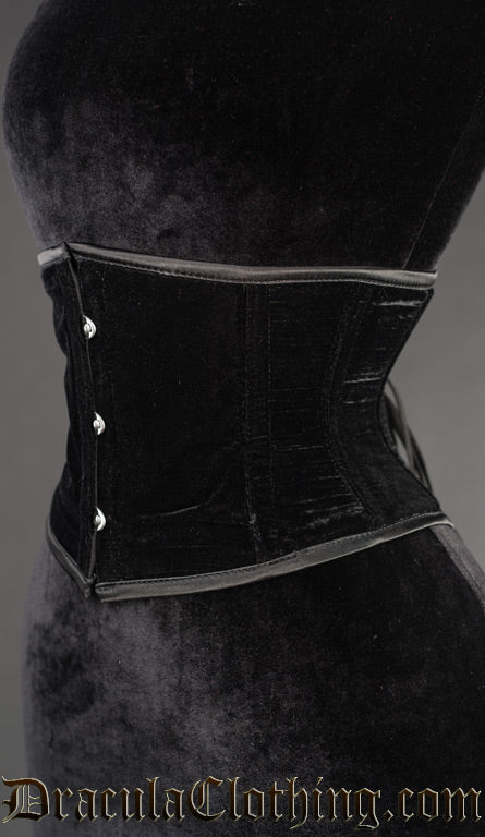 Black Velvet Waist Cincher
