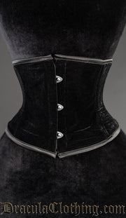 Black Velvet Waist Cincher