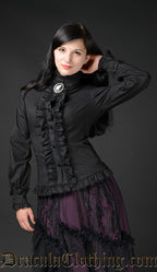 Black Victorian Blouse