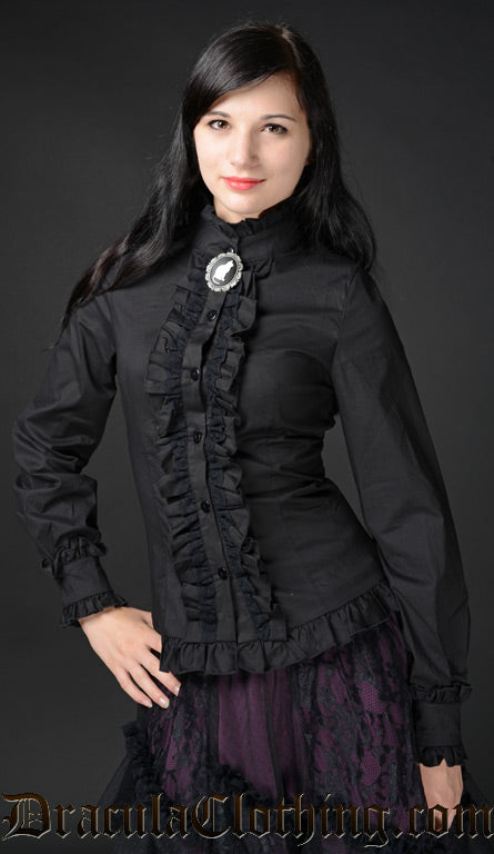 Black Victorian Blouse