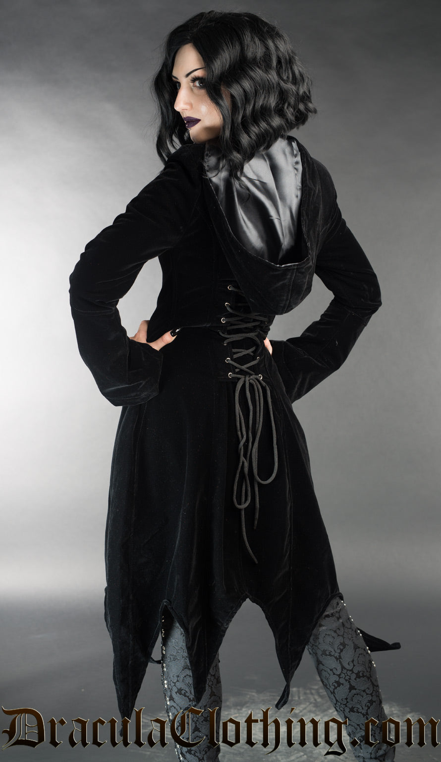 Black Witch Coat DraculaClothing Black Witch Coat DraculaClothing