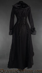 Black Wool Evil Princess Coat