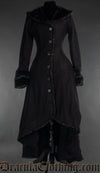 Black Wool Evil Princess Coat