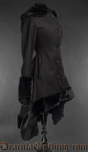 Black Wool Frock Coat