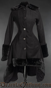 Black Wool Frock Coat