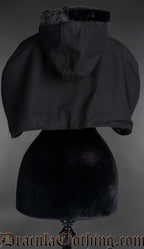Black Wool Hood