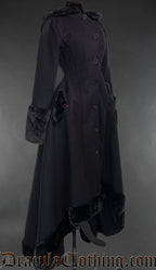 Black Wool Warm Winter Coat