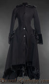 Black Wool Warm Winter Coat