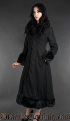 Black Wool Winter Coat