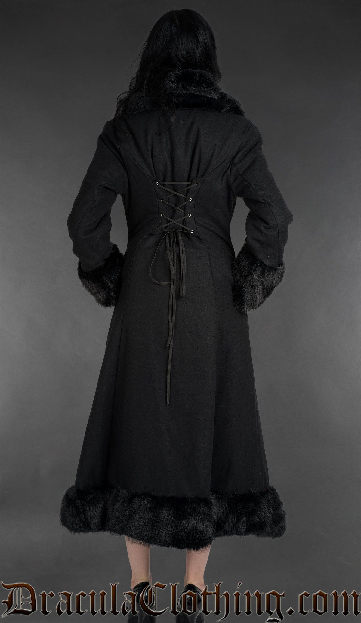 Black Wool Winter Coat