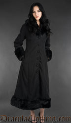 Black Wool Winter Coat