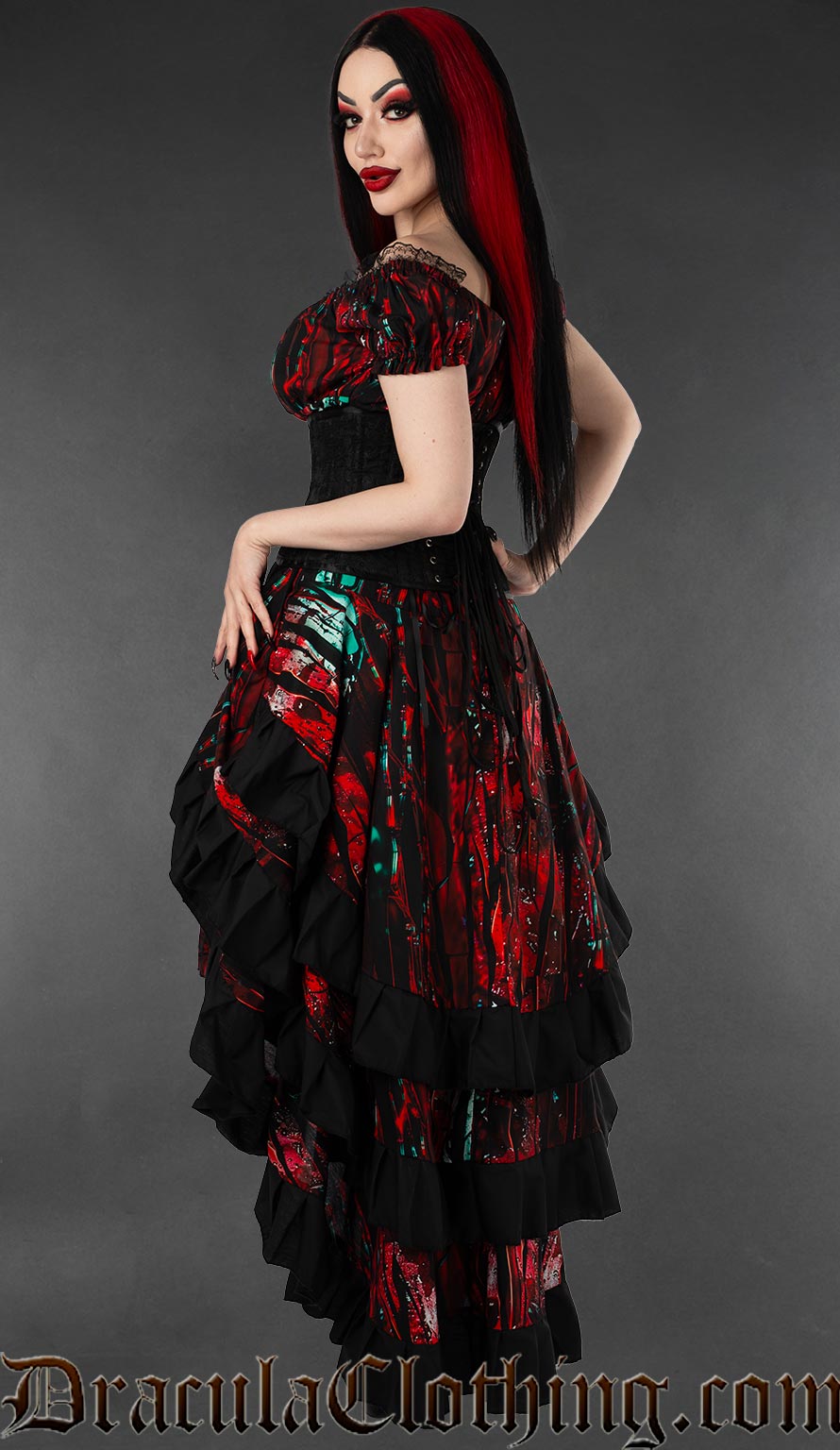 Bloody Glass Gothabilly Dress – DraculaClothing Bloody Glass Gothabilly Dress – DraculaClothing