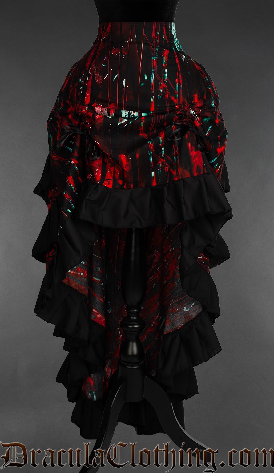 Bloody Glass Layer Bustle Skirt