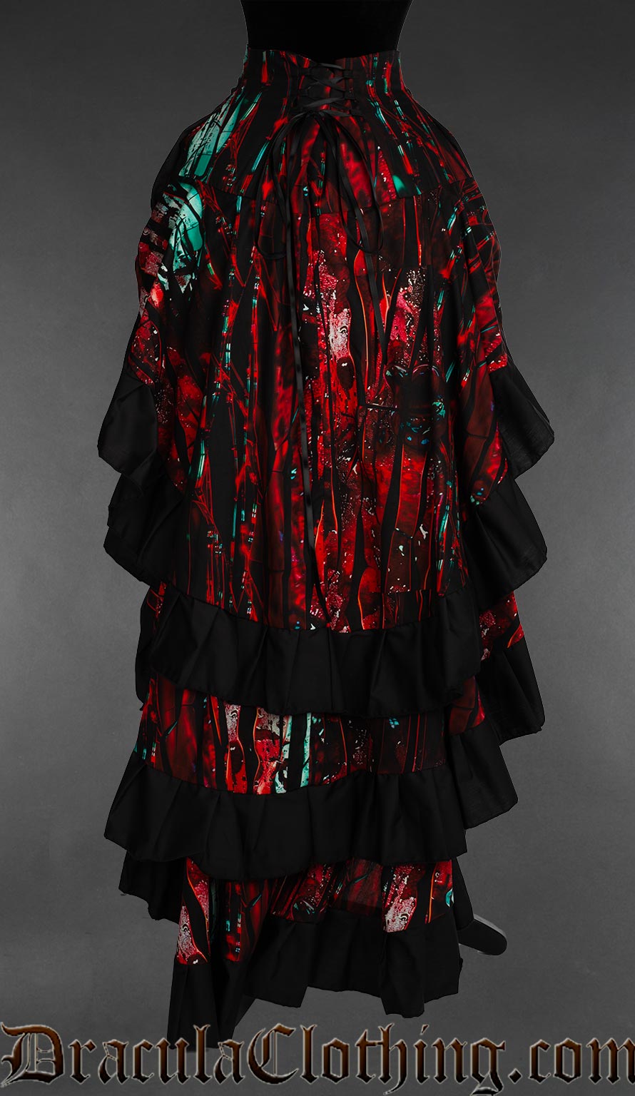Bloody Glass Layer Bustle Skirt