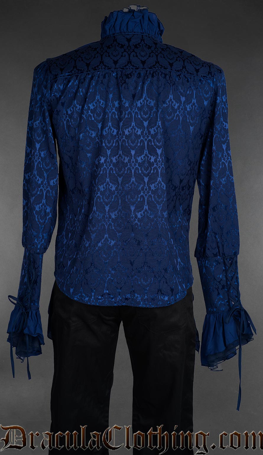 Blue Brocade Aristocrat Shirt