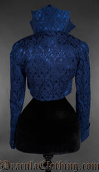 Blue Brocade Evil Queen Jacket