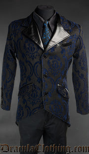 Blue Brocade Tailcoat