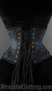 Blue Butterfly Waist Cincher