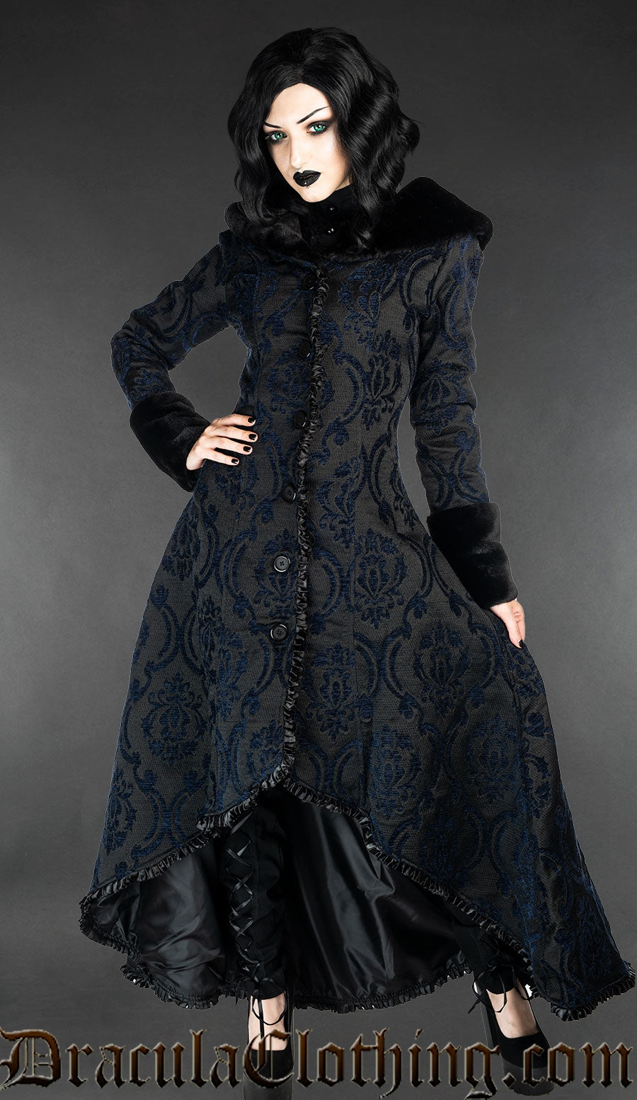 Blue Evil Princess Coat