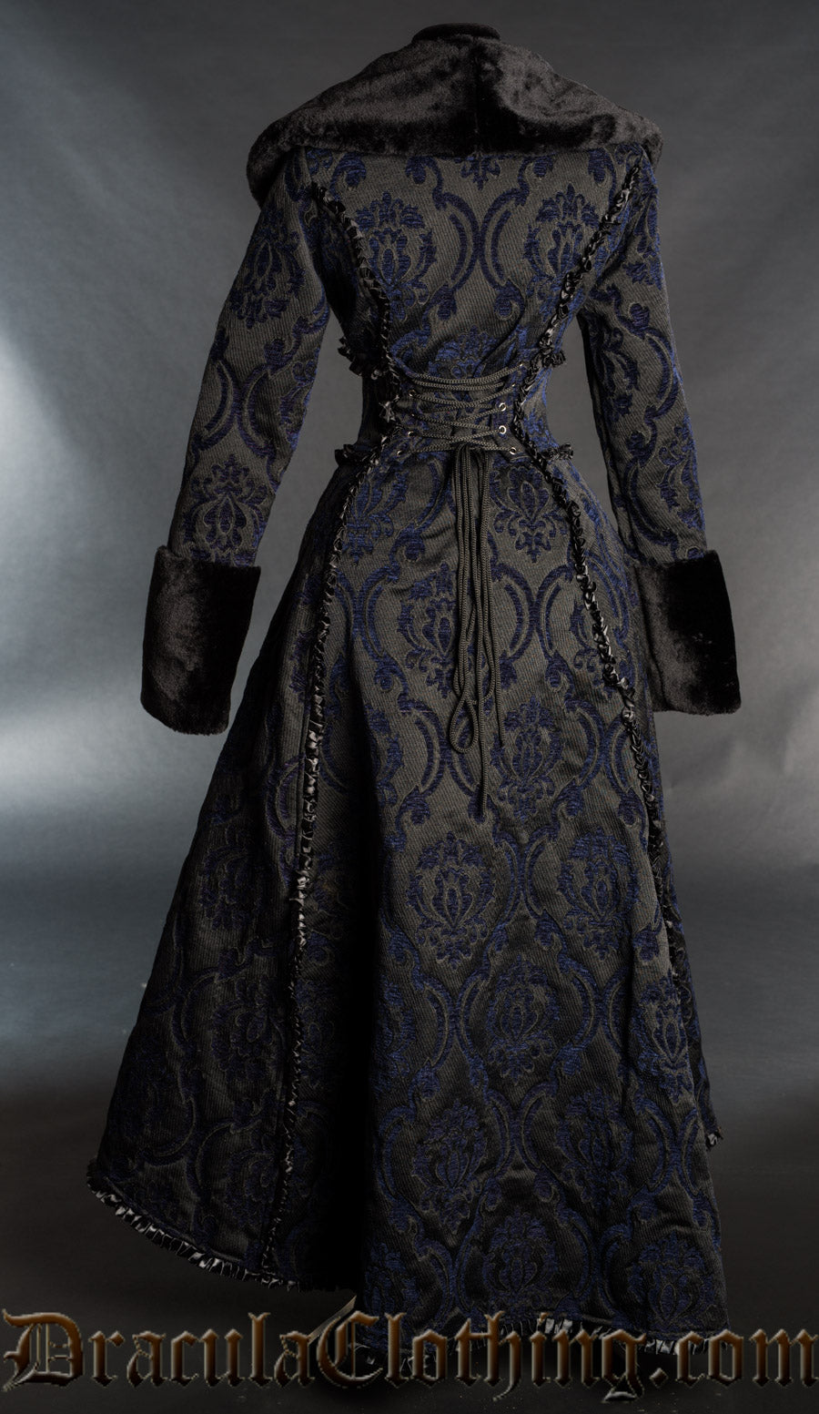 Blue Evil Queen Coat DraculaClothing Blue Evil Queen Coat DraculaClothing