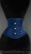 Blue Satin Waist Cincher