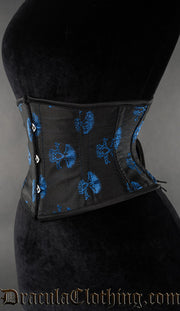 Blue Skull Waist Cincher