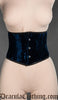 Blue Velvet Laceless Corset