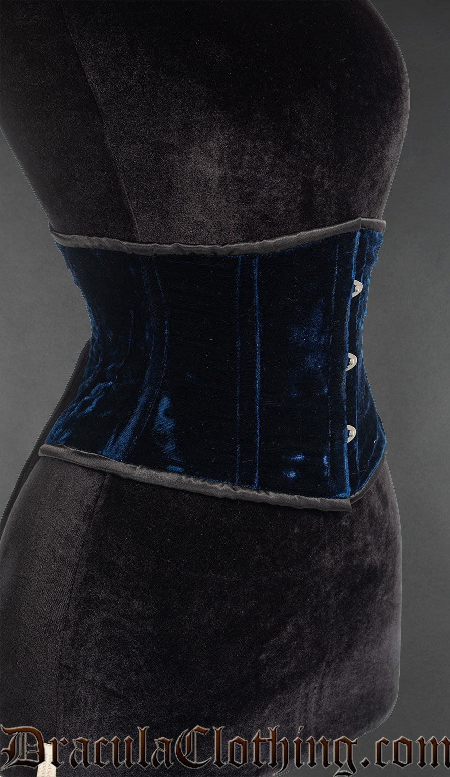 Blue Velvet Waist Cincher