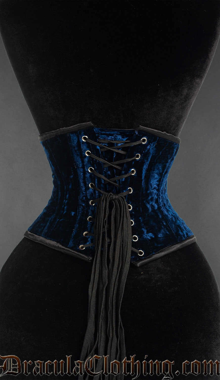 Blue Velvet Waist Cincher