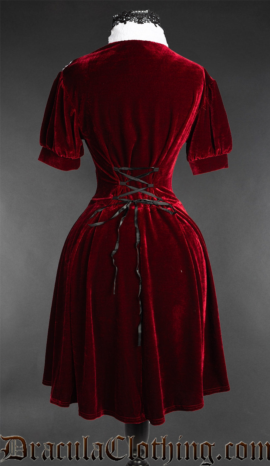 Bordeaux Short Sleeved Shirtdress