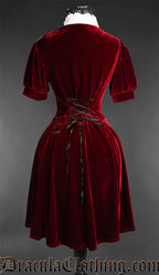 Bordeaux Short Sleeved Shirtdress
