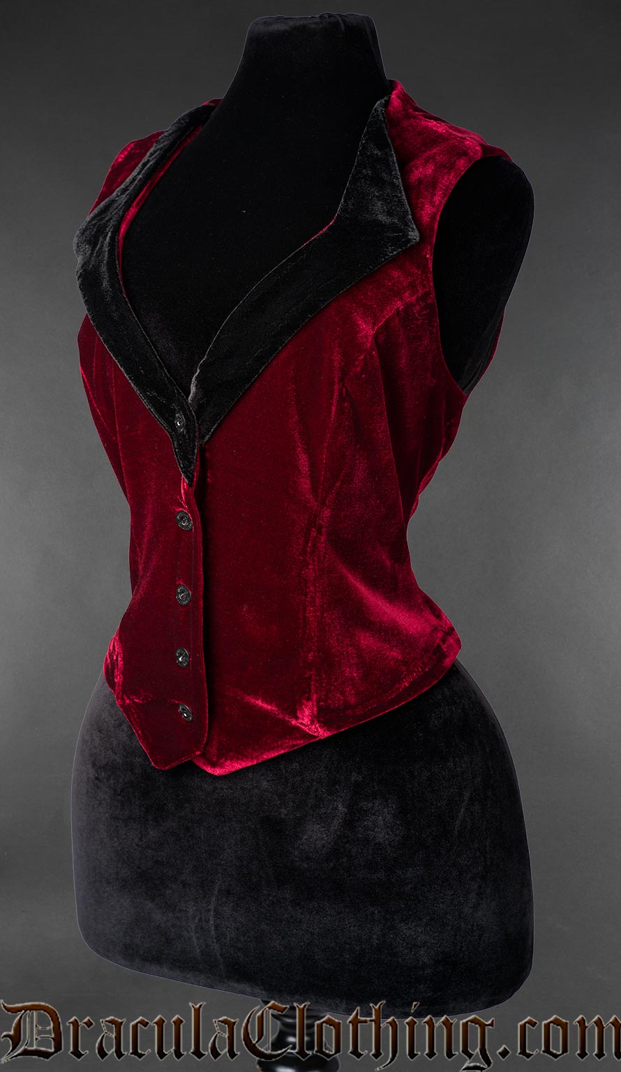 Red Velvet Vest