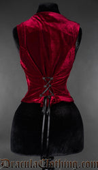 Red Velvet Vest