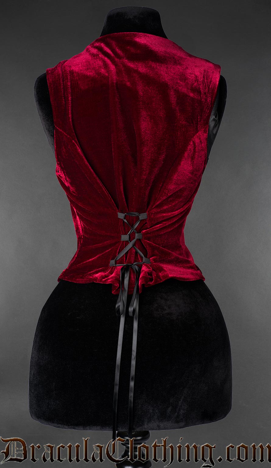 Red Velvet Vest