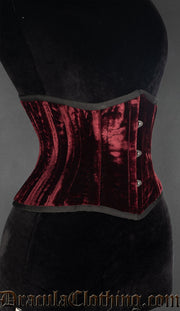 Bordeaux Double Boned Waist Cincher